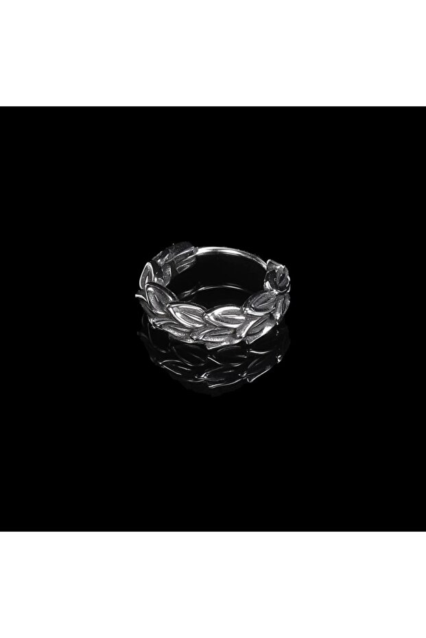 Modern Leaf Design Sport Style Hoop Snap 316l Biker Steel Earring (single)