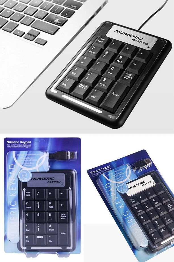 Usb Kablolu Muhasebe Hesap Için Ideal Ek Sadece Için Mini Sayılar Klavye Aparat Sayısal Tuş Takımı - 5