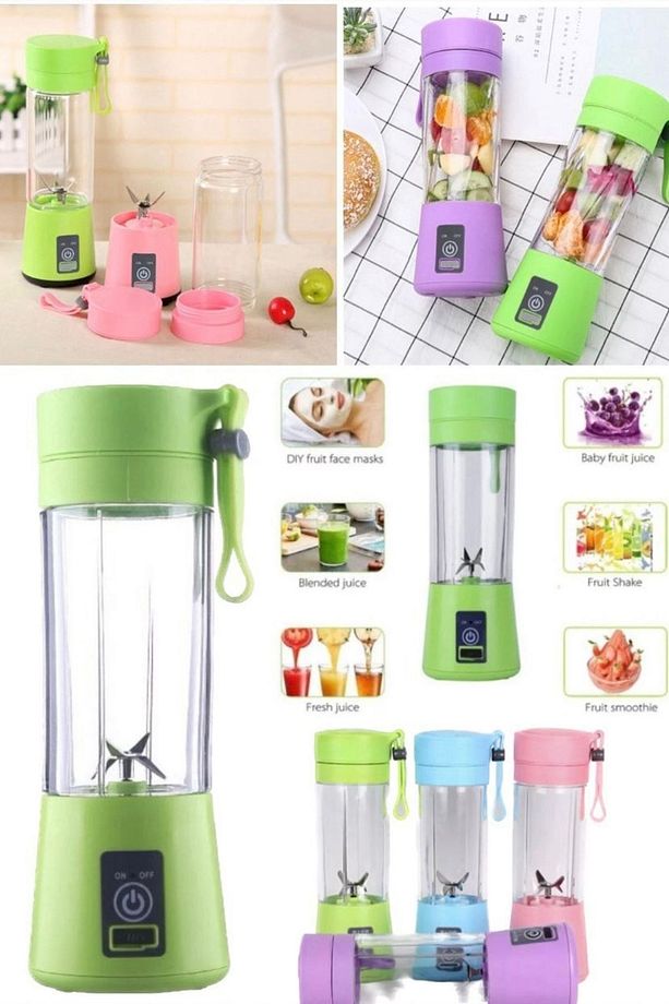 Mixer 380 Ml Detox Mixer Taşınabilir Shaker Termos 380 Ml Smoothie Blenderı Ice Coffee Milkshake Set - 2