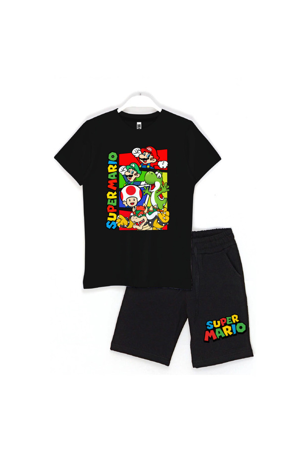 Super Mario Group Kids Shorts Set