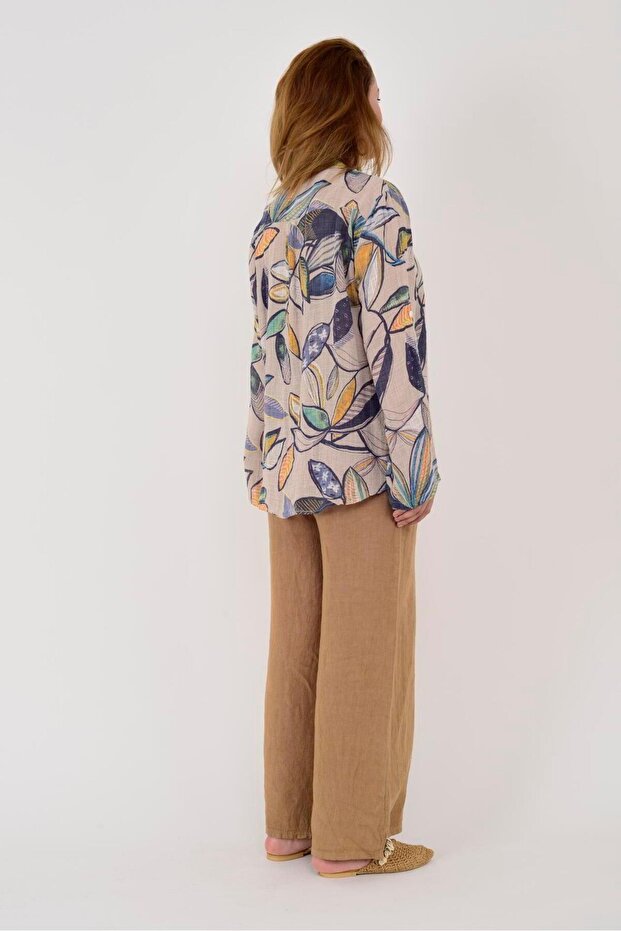 83931 Leaf Patterned Shirt - 5
