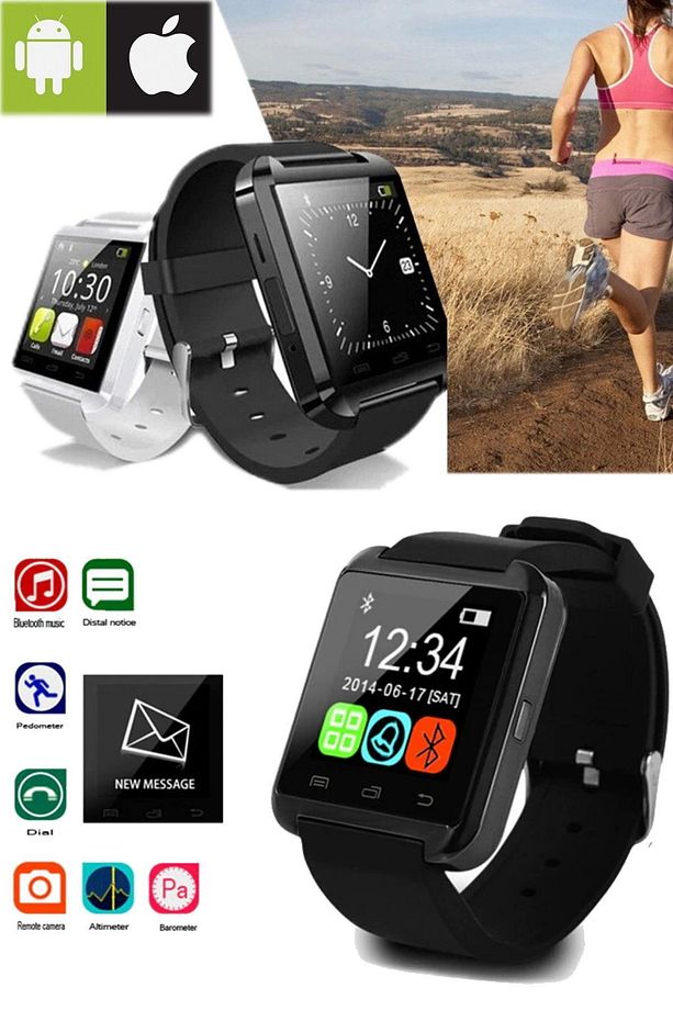 Dijital Akıllı Erkek & Kadınlar Bluetooth 8.nesil Bluetooth Akıllı Saat Ios & Android Uyumlu Watch - 7