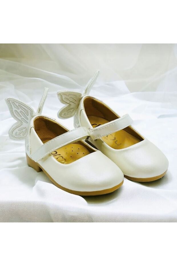 Girl's Butterfly Orthopedic Sole Ballerinas