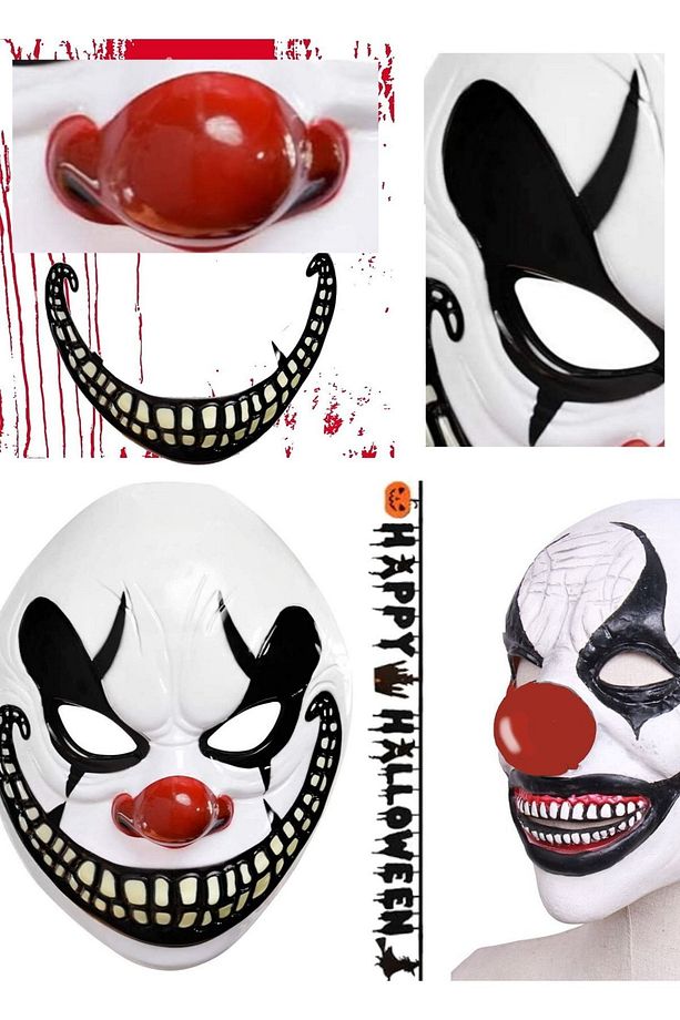 Freak Show Joker Maske Korkunç Joker Kostümü Freak Show Joker Maske Yetişkinler Ve Çocuklar Için - 7