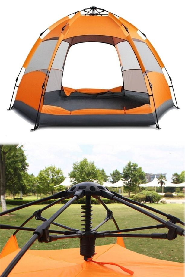 Pro Kamp 8 Kişilik Waterproff Smart 30 Saniyede Kurulum Çadır 3 Metre X 3 Metre Kamp Çadırı Otomatik - 2