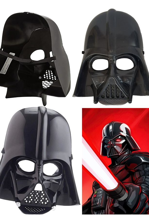 Ürkütücü Darth Vader Maskesi Kostüm Partileri Için Mükemmel Siyah Darth Vader Maskesi Star Wars Seri - 6
