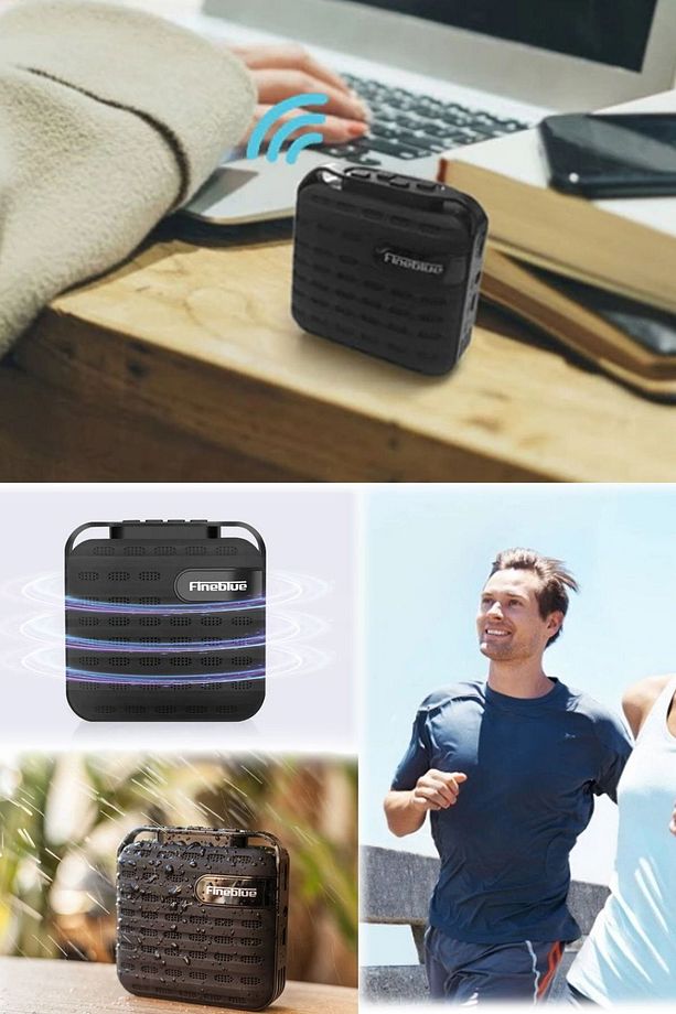 Su Toz Geçirmez Spor Bluetooth Hoparlör Müzik Çalar Sesli Waterproff Koşu Spor Grup Sporlar - 5