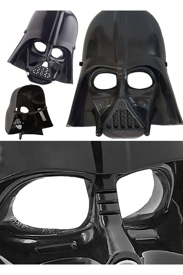 Ürkütücü Darth Vader Maskesi Kostüm Partileri Için Mükemmel Siyah Darth Vader Maskesi Star Wars Seri - 7