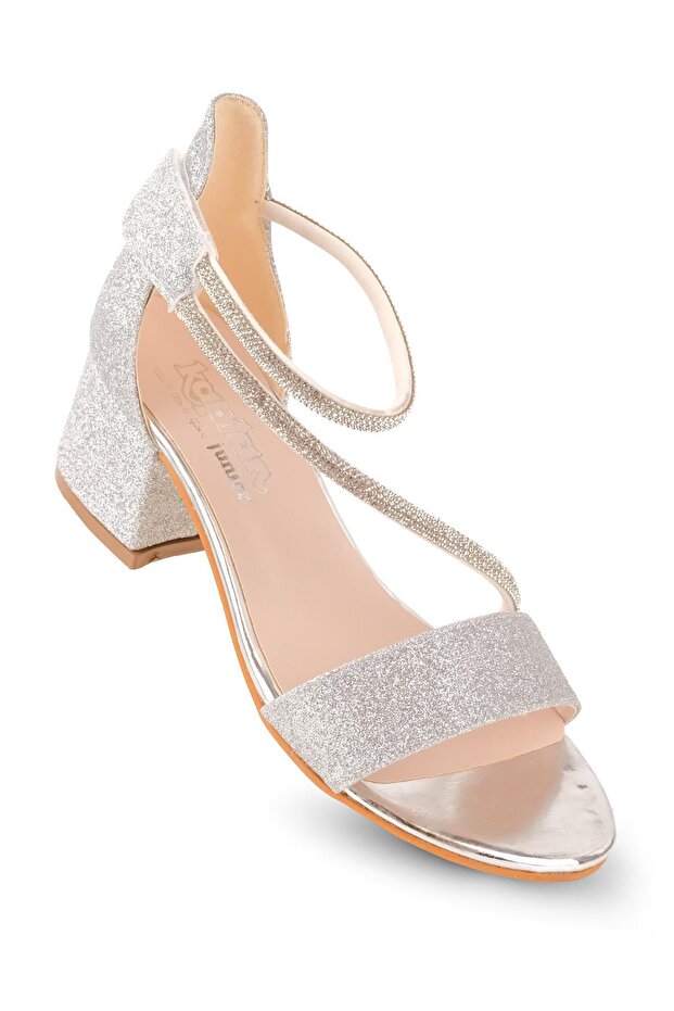Captain Junior Girls' Heeled Evening Dress Shoes Pssk 515