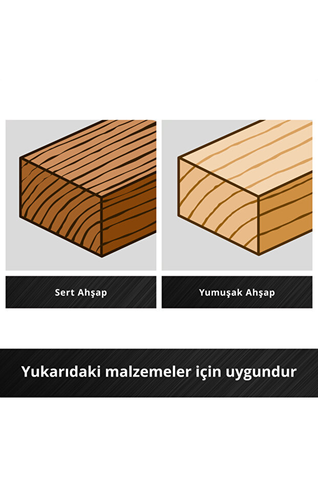 10 Parça Ahşap delme uç seti, S-CASE kutu - 6