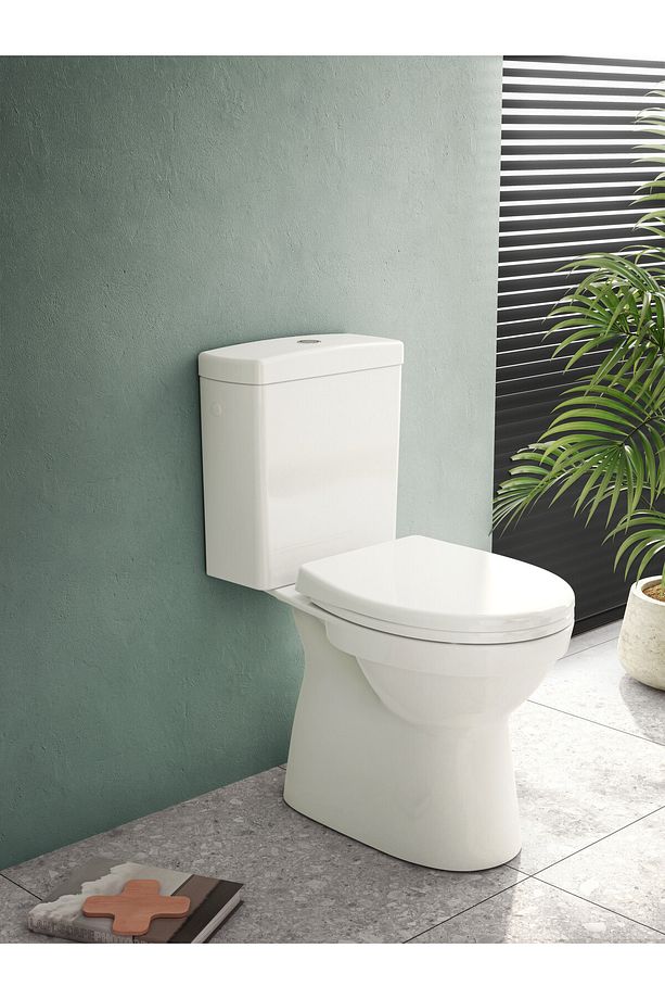 84-003-009 Universal Sesyok Klozet Kapağı, Yavaş Kapanır, Beyaz - 2