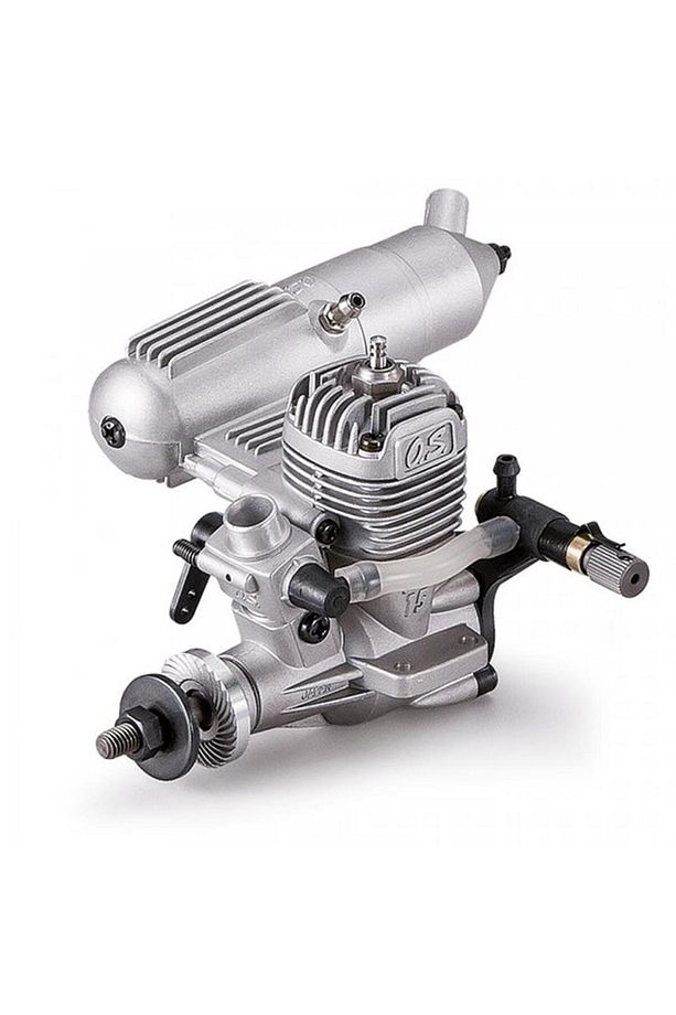 Engines 11532 Max-15 La Silver (10G) Ve 871 Susturuculu, Nitro Yakıtlı Model Uçak Motoru - 1
