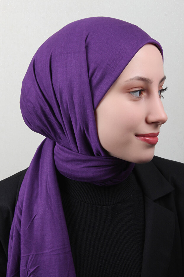 Penye Şal 2552-62 Mor - 3