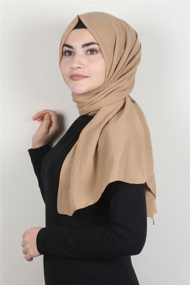Pamuksu Şal 1482-19 Karamel - 1