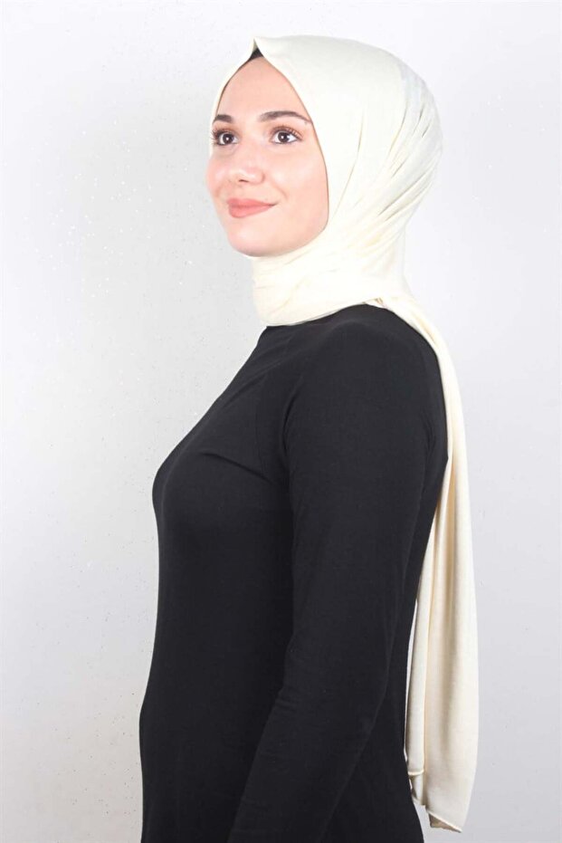 Penye Şal 2552-79 Krem - 1
