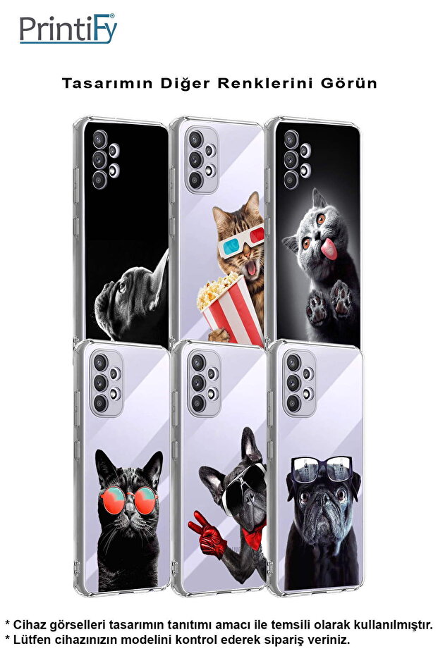Dog 3 Camera Protected Transparent Case Compatible with Redmi Note 11 - 5