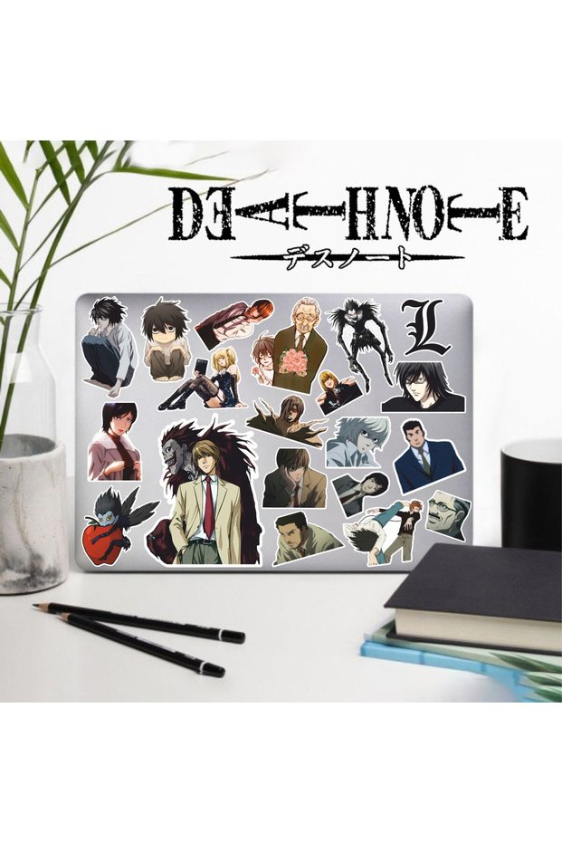 Death Note Sticker for Phone, Laptop, Notebook, Tablet, Water Bottle, and more.