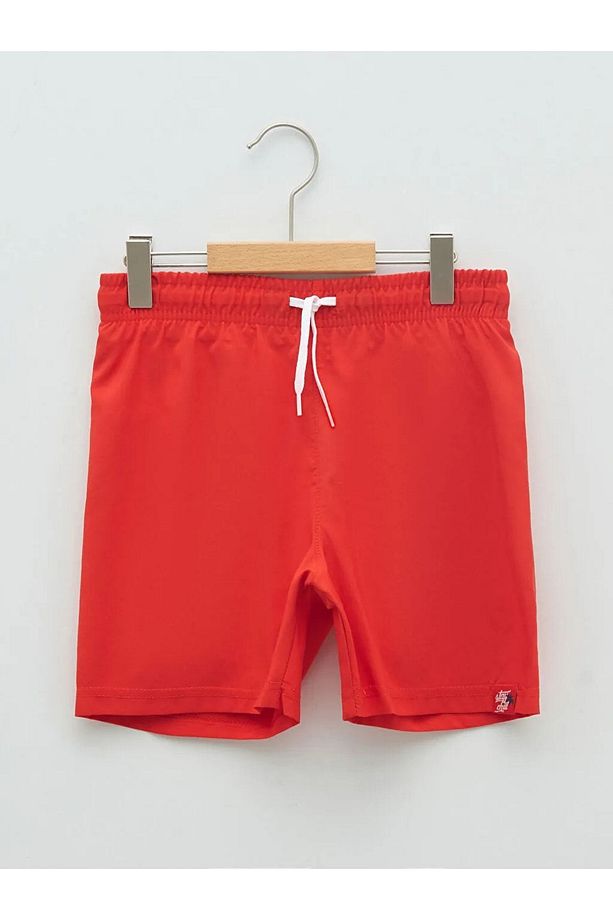 LCW Kids Beli Lastikli Basic Erkek Çocuk Deniz Şortu - 1