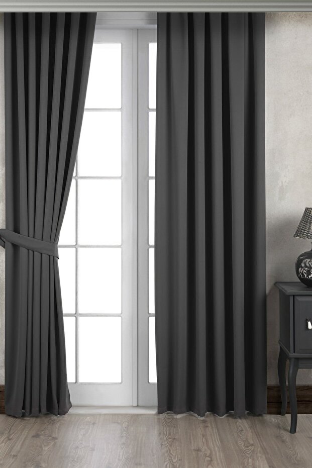 Blackout Blackout Sunshade Background Curtain Pleatless Single Wing