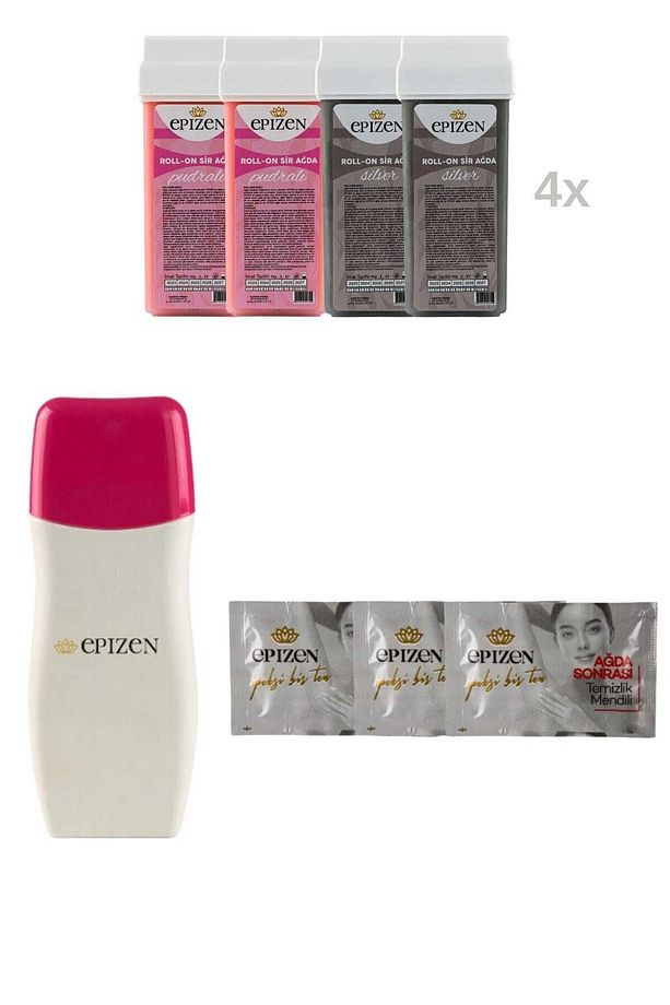 Roll-On Kartuş Ağda Seti + Kartuş Isıtıcı + Temizleme Mendili - 1