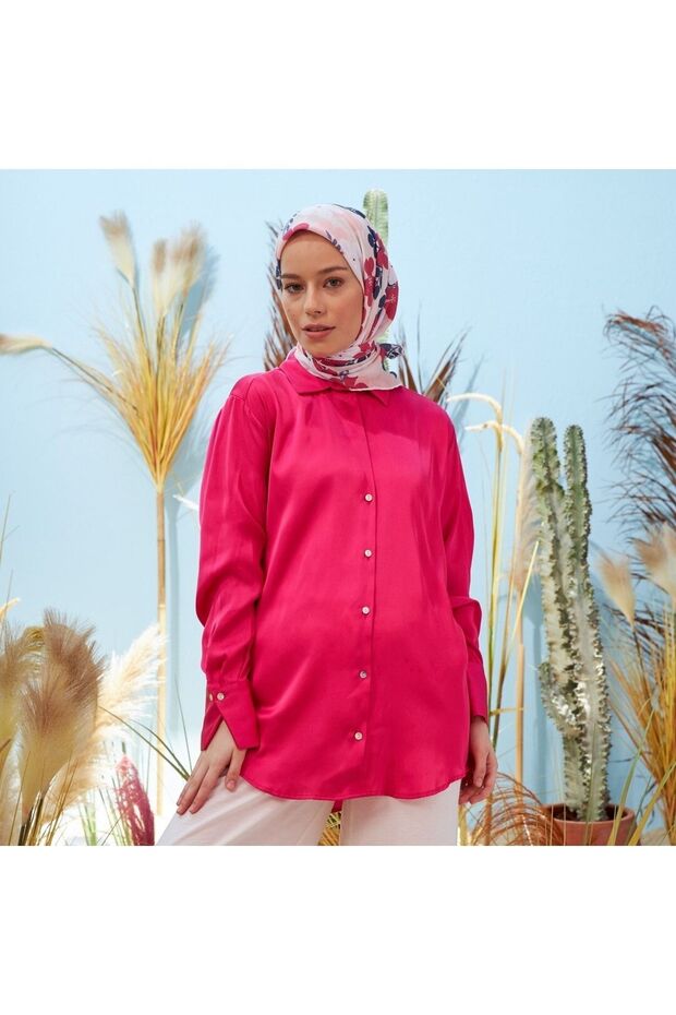 Cotton Scarf Daisy Pattern - 1