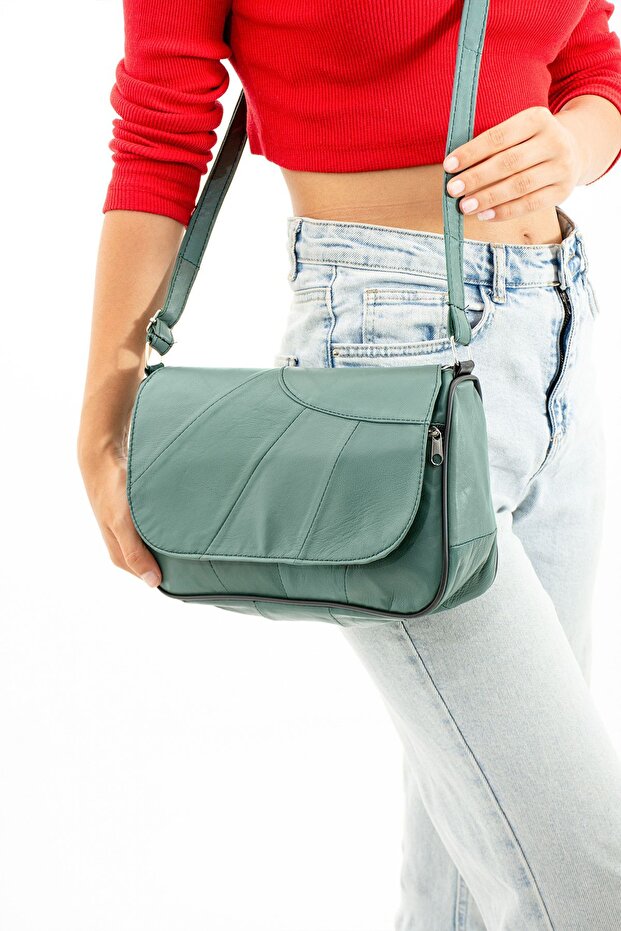 Genuine Leather Shoulder and Messenger Style Casual Bag