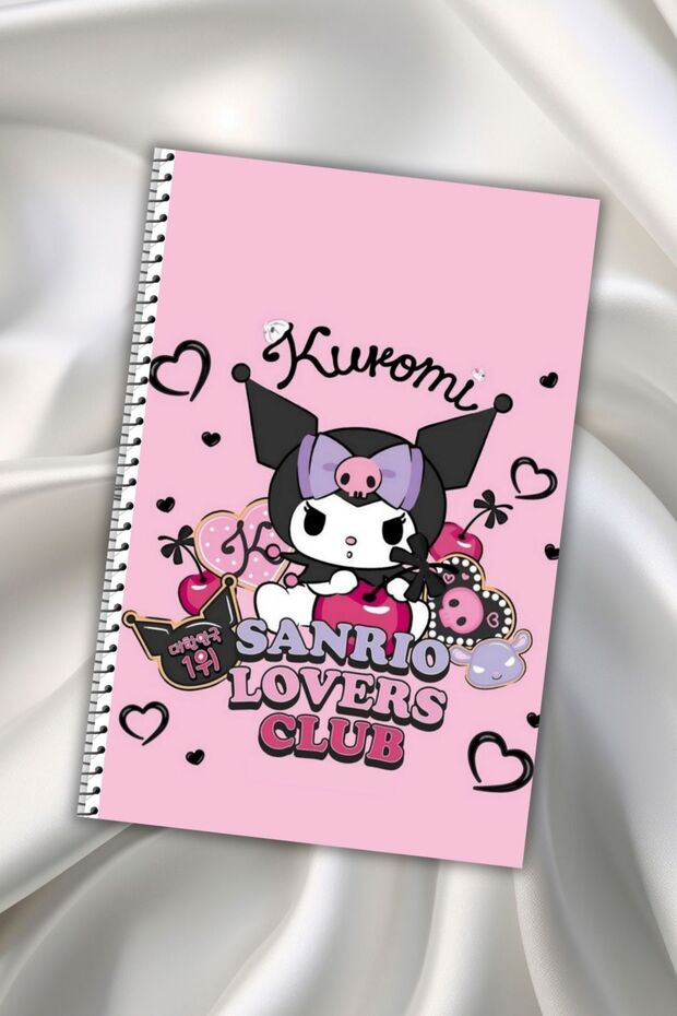 Kuromi Çizgisiz Defter,64 Sayfa,a5,okul Defteri - 1