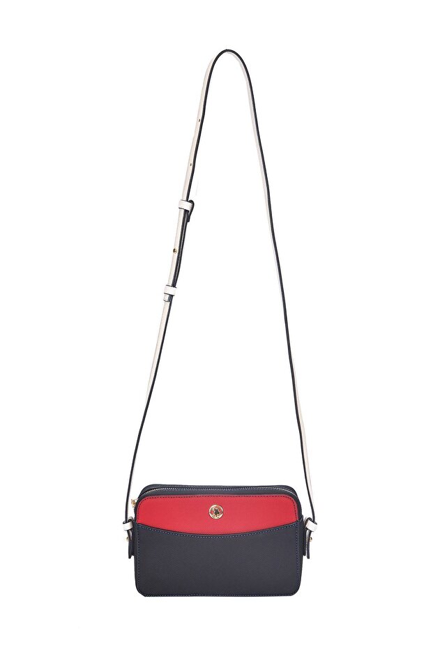 Navy Blue-Red-White Women's Messenger Bag Us24277