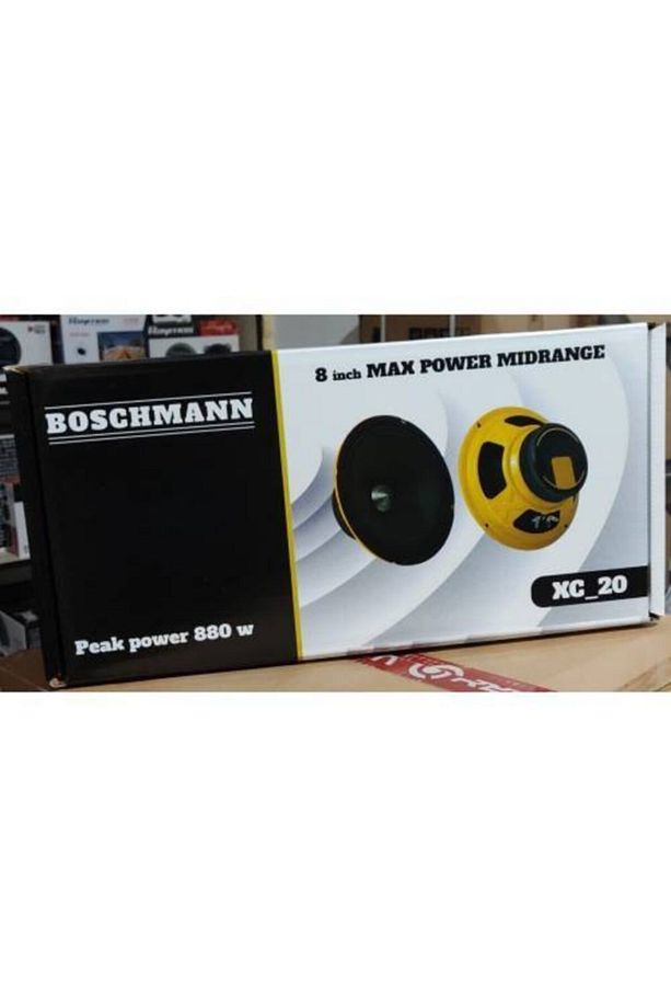 Boschmann Xc-20- 880 Watt-20 Cm Kaliteli Ve Profeyonel Midrange Hoparlor- 2 Adet- Kapaklıdır - 3