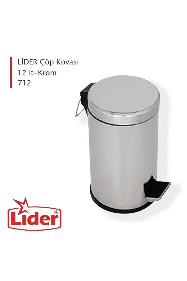 LİDER 12 LT CÖP KOVASI (712) - 3