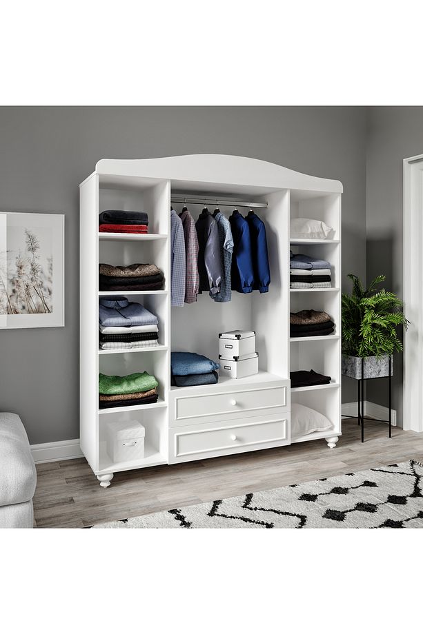 Almina Dört Kapaklı Dolap(%100mdf) - 3