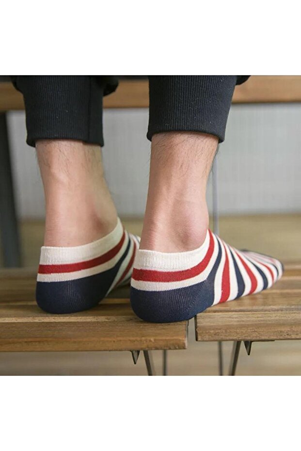 عبوة من 5 جوارب ملونة منقوشة - 7