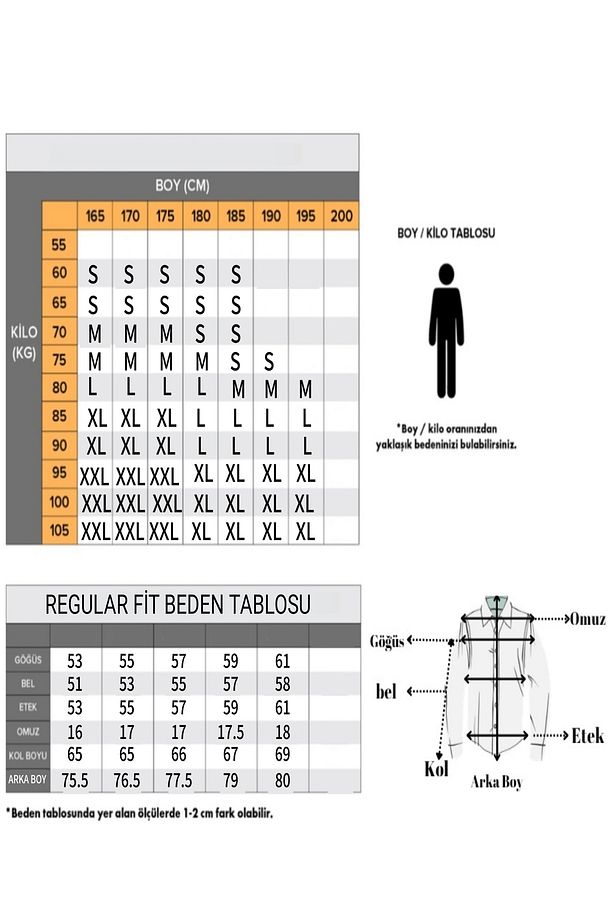 Bej Şeritli Ekose Kareli Regular Erkek Gömlek - 8