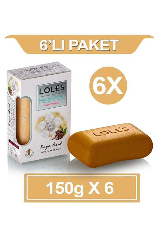 Lüks Bitkisel Kojik Asit Sabunu 6x150 gr - 1