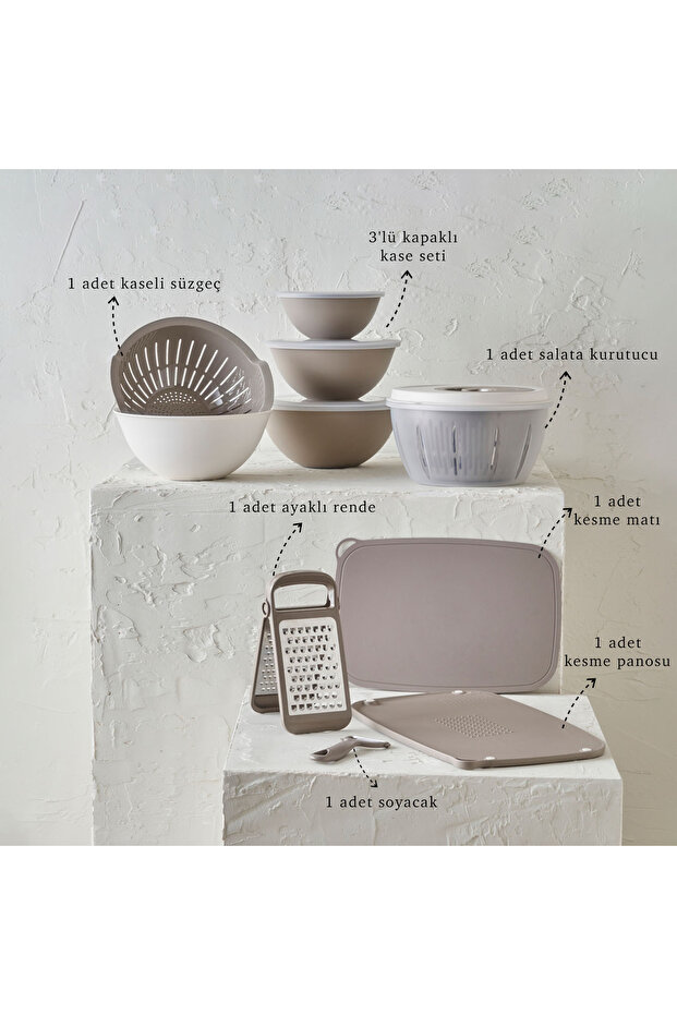 Adapt Mutfak Seti Bej - 1