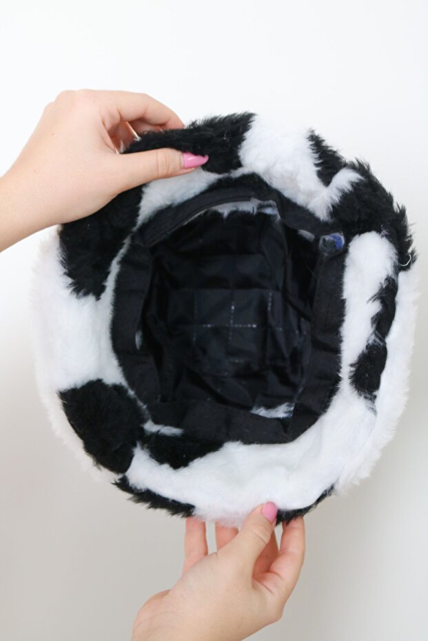 Bulut Model Peluş Bucket Şapka - 4