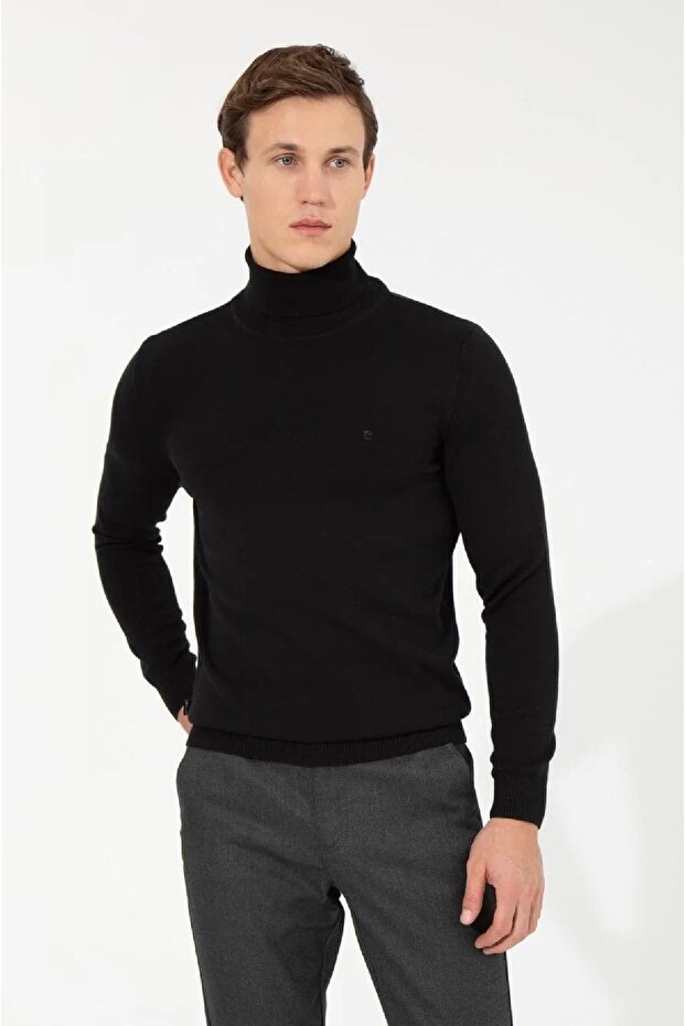 Slim Fit Basic Triko Kazak - 2