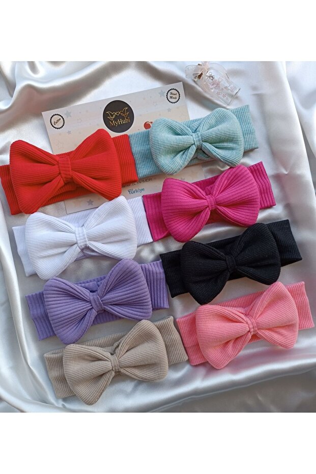 8-Piece Combination (Boxed) Handmade Baby Girl Grand Bandana