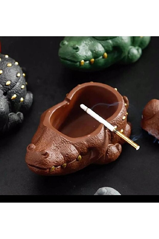Crocodile Model Ash Tray (BROWN)