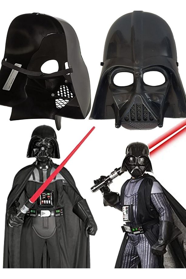 Darth Vader Maskesi Ile Korkunç Bir Görünüm Elde Eden Eğlenceli Maske Cosplay & Halloween Maskeli - 6