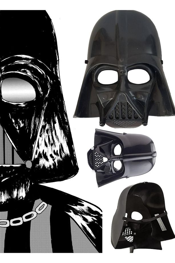 Darth Vader Maskesi Ile Korkunç Bir Görünüm Elde Eden Eğlenceli Maske Cosplay & Halloween Maskeli - 7