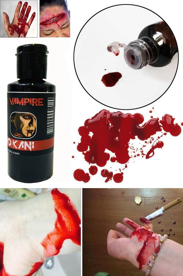 50 Gr Cadılar Bayramı Gerçekçi Diy Props Yapay Sahte Kan Plazma Yenilebilir Yapay Gerçekçi Kan Sıvı - 7