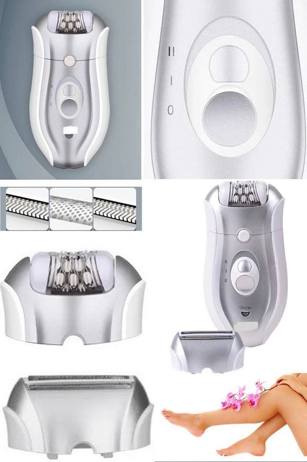 Şarjlı 2 Başlıklı Epilasyon Öncesi Ve Sonrası Kullanılabilir Tüm Vücut Bikini Bölgesi Kolay Epilatör - 3