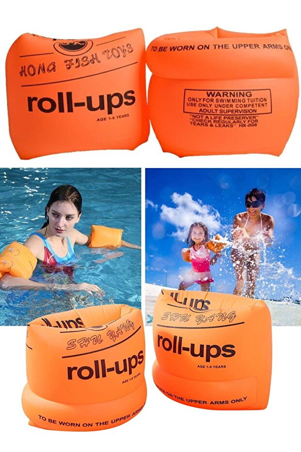 Swimming Pool Floating Inflatable Floats Hand Swimming Arm Ring Float Arm Bands Arm Band Oversleeve - 2