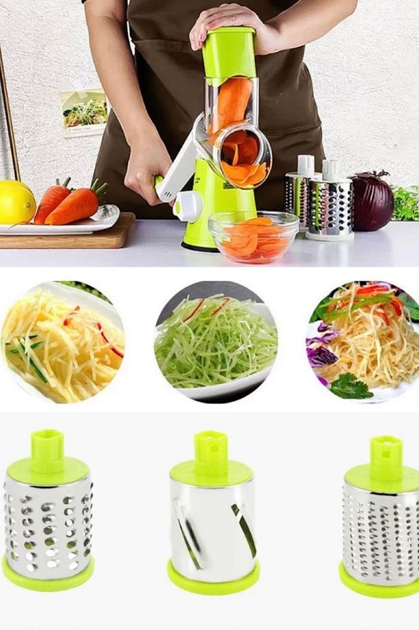 Profesyonel Patates Soyma & Dilimleme Cips Havuç Çevirmeli Mutfak Robotu Kollu Rende Dilimleme Ince - 1