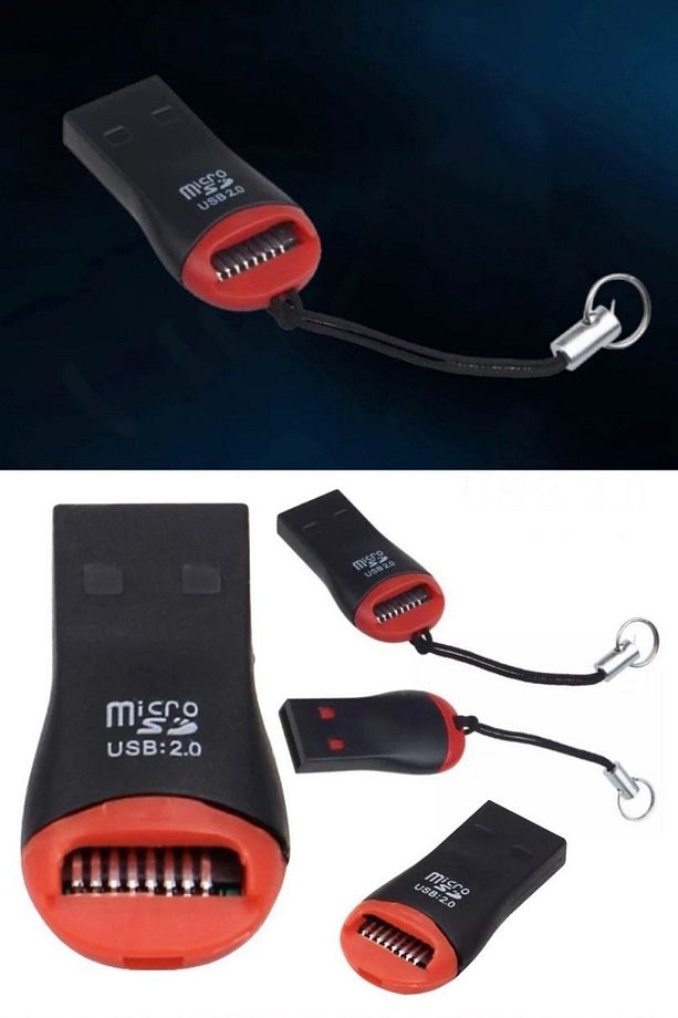 Mikro Sd Cart Okuyucu Orjinal Güvenli Bilgisayar Tv Için Uygun Flash Bellek Micro Sd Adaptör Leptop - 3