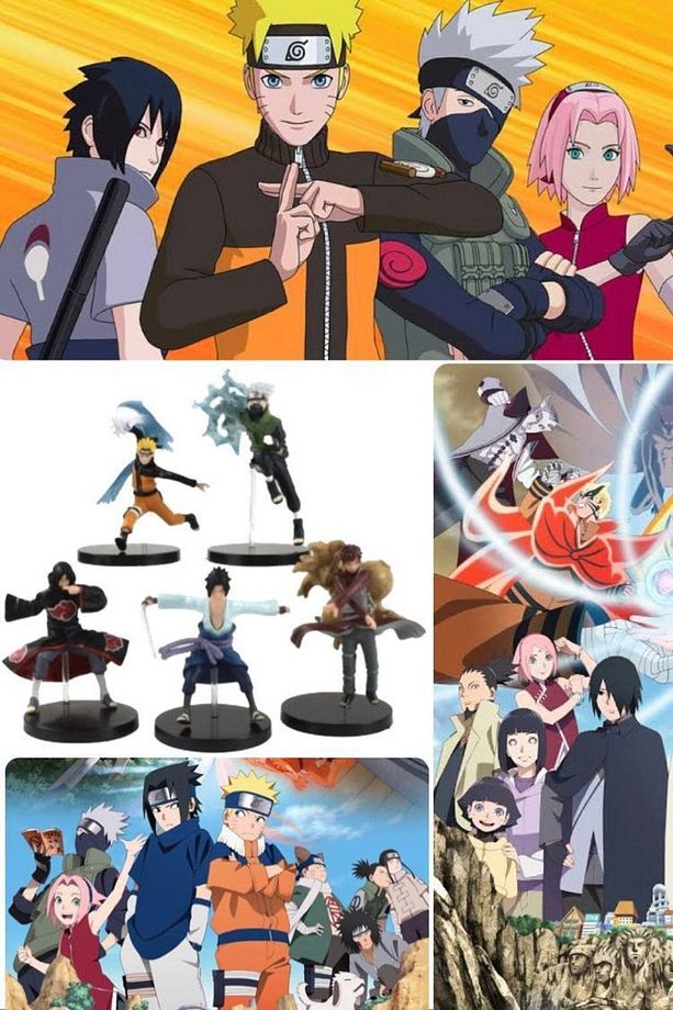 Masaüstü Figür Seti 5 Adet Şekil Modeli Japon Anime Uzumaki Naruto Hatake Kakashi Koleksiyon Set Şık - 7