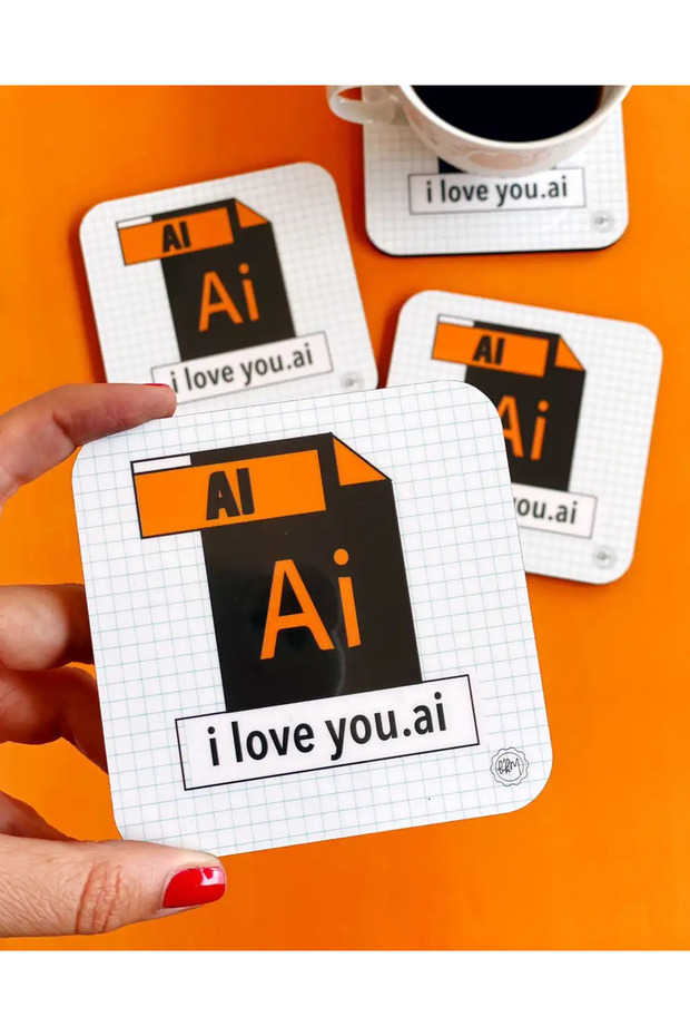 Graphic Designer Illustrator Coaster
