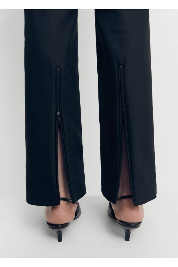 Gerade geschnittene Stoffhose - 6