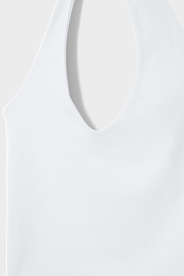 Halter yaka crop top - 7